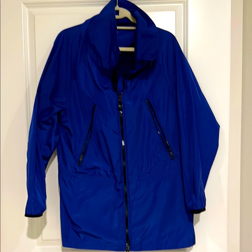 Lauren Ralph Lauren Blue Zip-Up anorak Jacket/ windbreaker